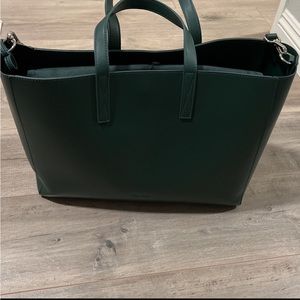 Calpak haven tote hunter green forest